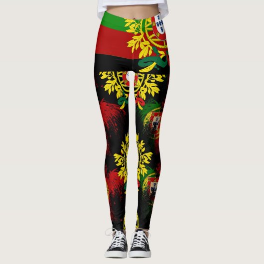Portugees design leggings (Voorkant)