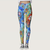 Portugees design leggings (Voorkant)