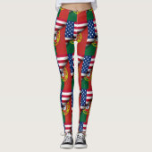 Portugees design leggings (Voorkant)