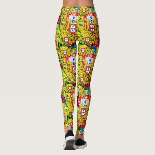 Portugees design leggings (Achterkant)