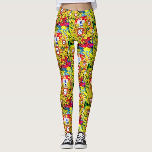 Portugees design leggings (Voorkant)