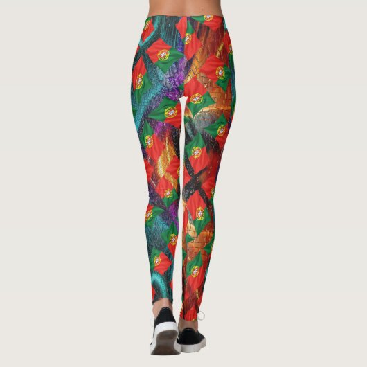 Portugees design leggings (Achterkant)