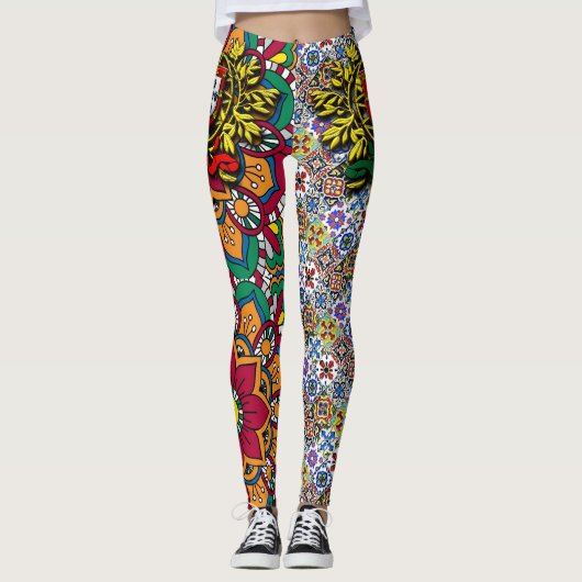 Portugees design leggings (Voorkant)