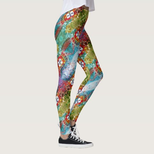 Portugees design leggings (Rechts)