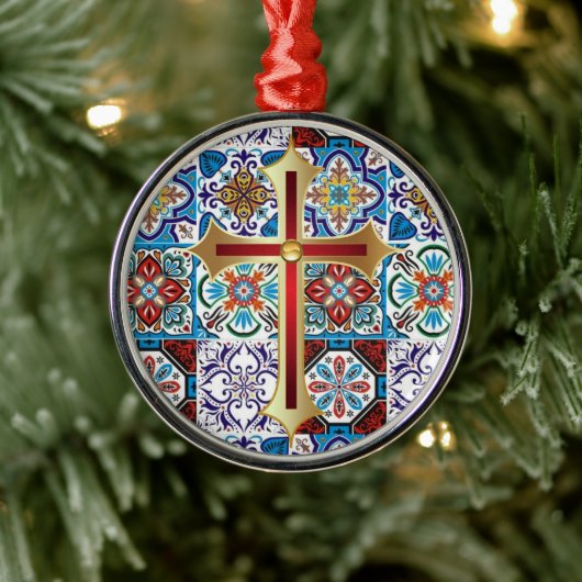 Portugees design metalen ornament (Boom)