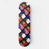 Portugees design persoonlijk skateboard (Voorkant)