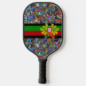 Portugees design Pickleball Paddle (Achterkant)