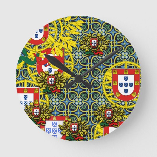Portugees design ronde klok (Voorkant)