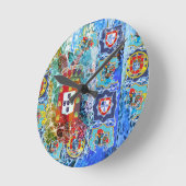 Portugees design ronde klok (Hoek)