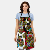 Portugees design schort (Gedragen)