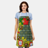 Portugees design schort (Gedragen)