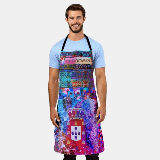 Portugees design schort (Gedragen)