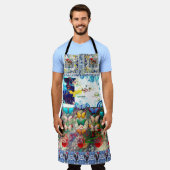 Portugees design schort (Gedragen)