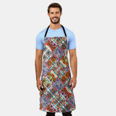 Portugees design schort (Gedragen)