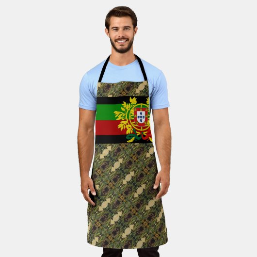 Portugees design schort (Gedragen)