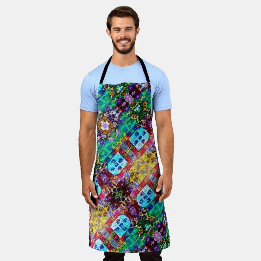 Portugees design schort (Gedragen)