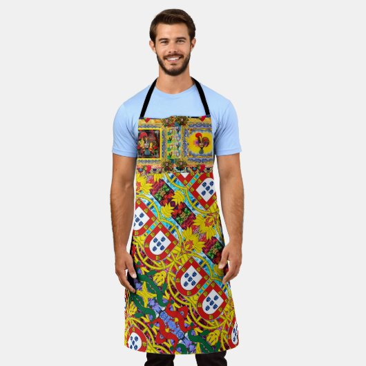 Portugees design schort (Gedragen)