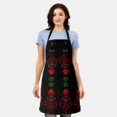 Portugees design schort (Gedragen)