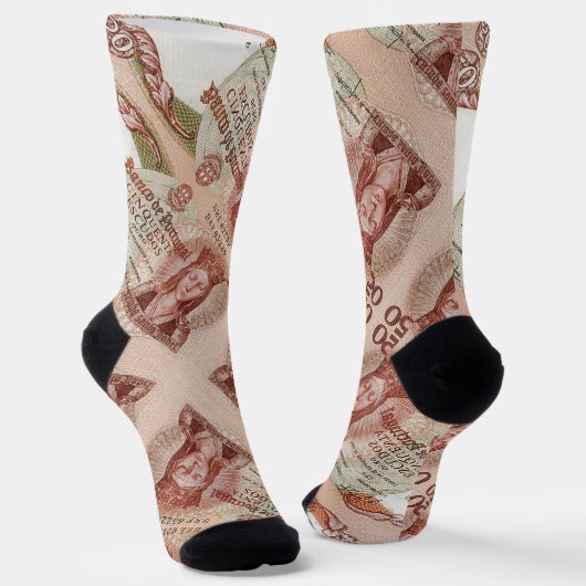 Portugees design sokken (Gebogen)