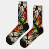 Portugees design sokken (Links)