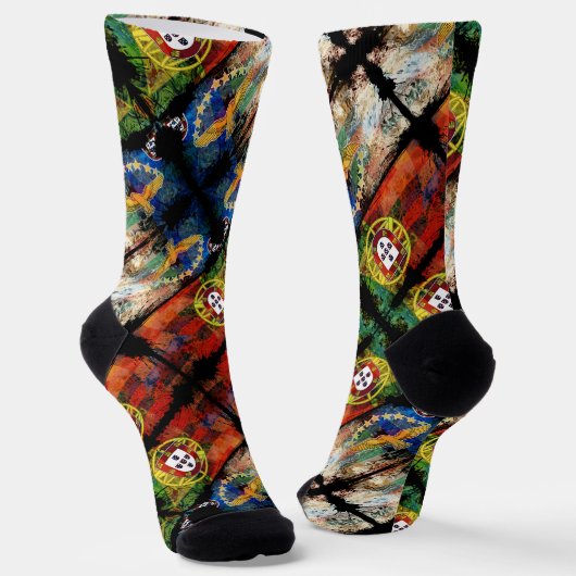 Portugees design sokken (Gebogen)