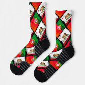 Portugees design sokken (Links)