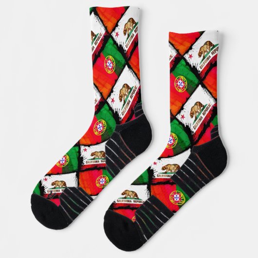 Portugees design sokken (Links)