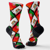 Portugees design sokken (Gebogen)