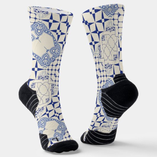 Portugees design sokken (Gebogen)