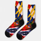 Portugees design sokken (Links)