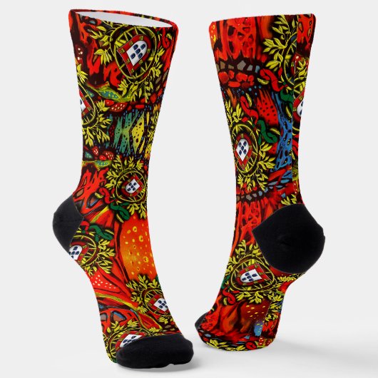 Portugees design sokken (Gebogen)