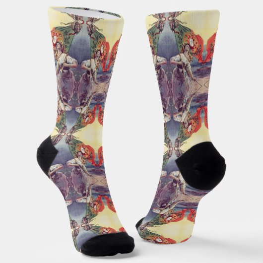 Portugees design sokken (Gebogen)