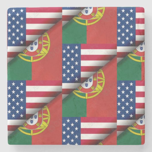 Portugees design stenen onderzetter (Voorkant)