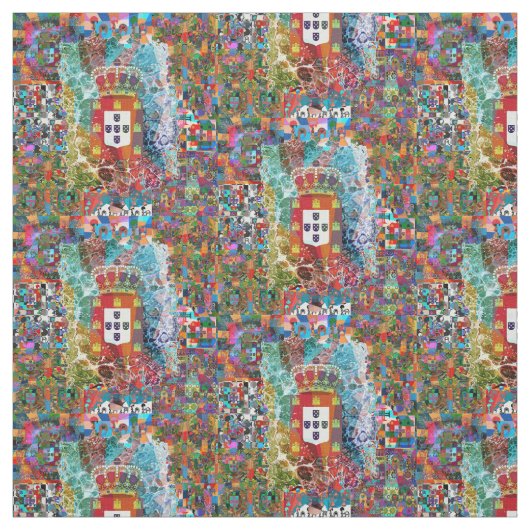 Portugees design stof (Swatch)