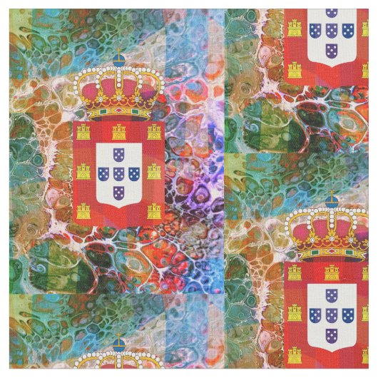 Portugees design stof (Close Up)