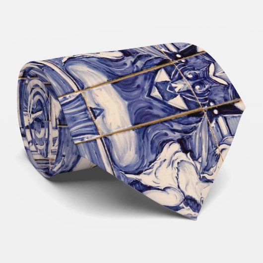 Portugees design stropdas (Opgerold)