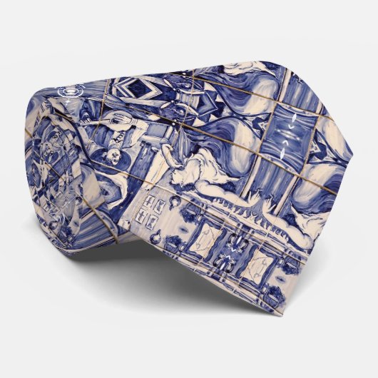 Portugees design stropdas (Opgerold)