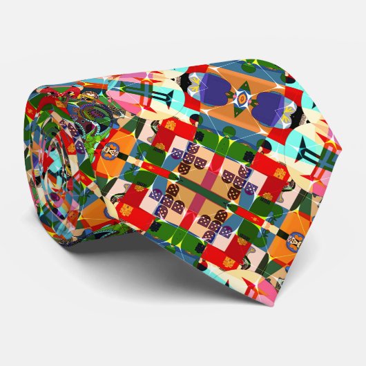 Portugees design stropdas (Opgerold)