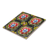 Portugees design tegeltje (Zijkant)