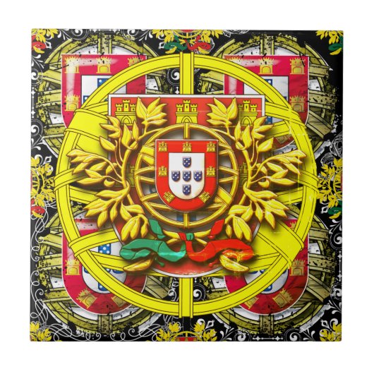 Portugees design tegeltje (Voorkant)