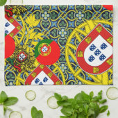 Portugees design theedoek (Gevouwen)