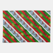 Portugees design theedoek (Horizontaal)