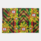Portugees design theedoek (Horizontaal)