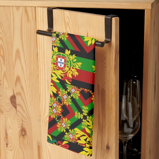 Portugees design theedoek (Derde Gevouwen)