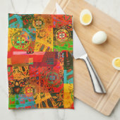 Portugees design theedoek (Quarter Fold)