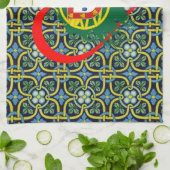 Portugees design theedoek (Gevouwen)