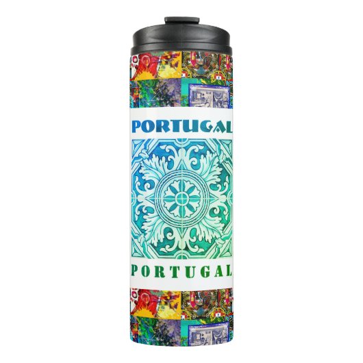 Portugees design thermosbeker (Voorkant)