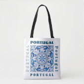 Portugees design tote bag (Voorkant)