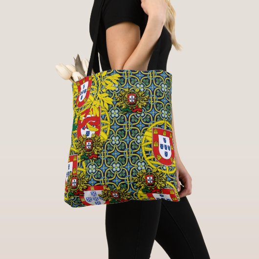 Portugees design tote bag (Dichtbij)