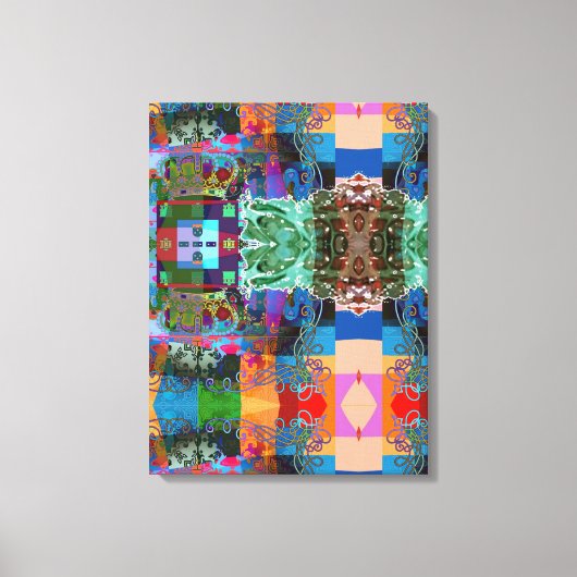 Portugees design Uitgerekt Canvas (Voorkant)